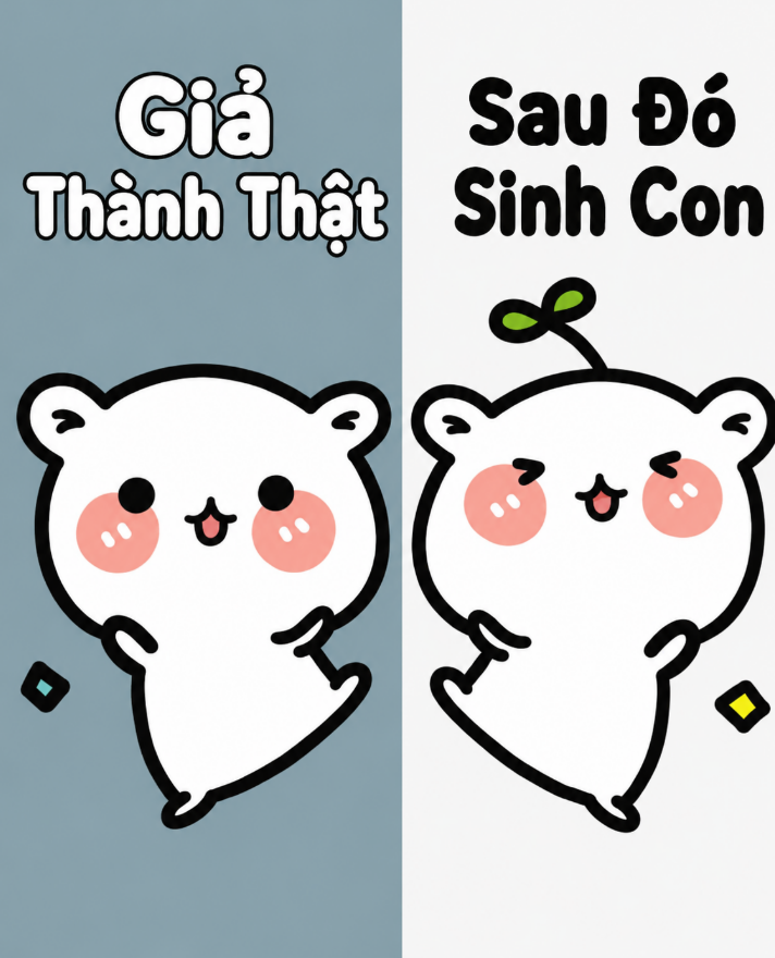 Giả Thành Thật, Sau Đó Sinh Con